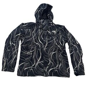 The North Face Womens Large Insulated Ski Winter Jacket Coat Swirls Y2K Gorpcore